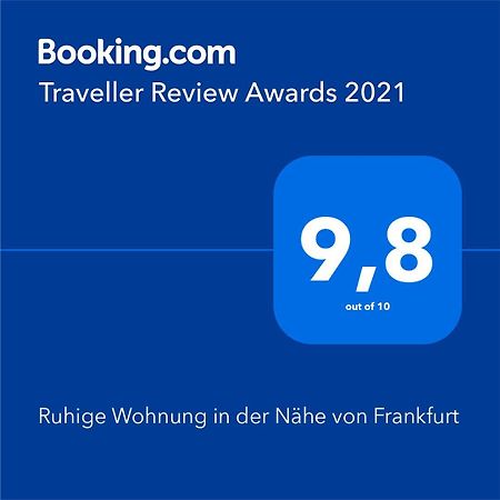 Ruhige Wohnung In Der Naehe Von Frankfurt Kelkheim Eksteriør bilde