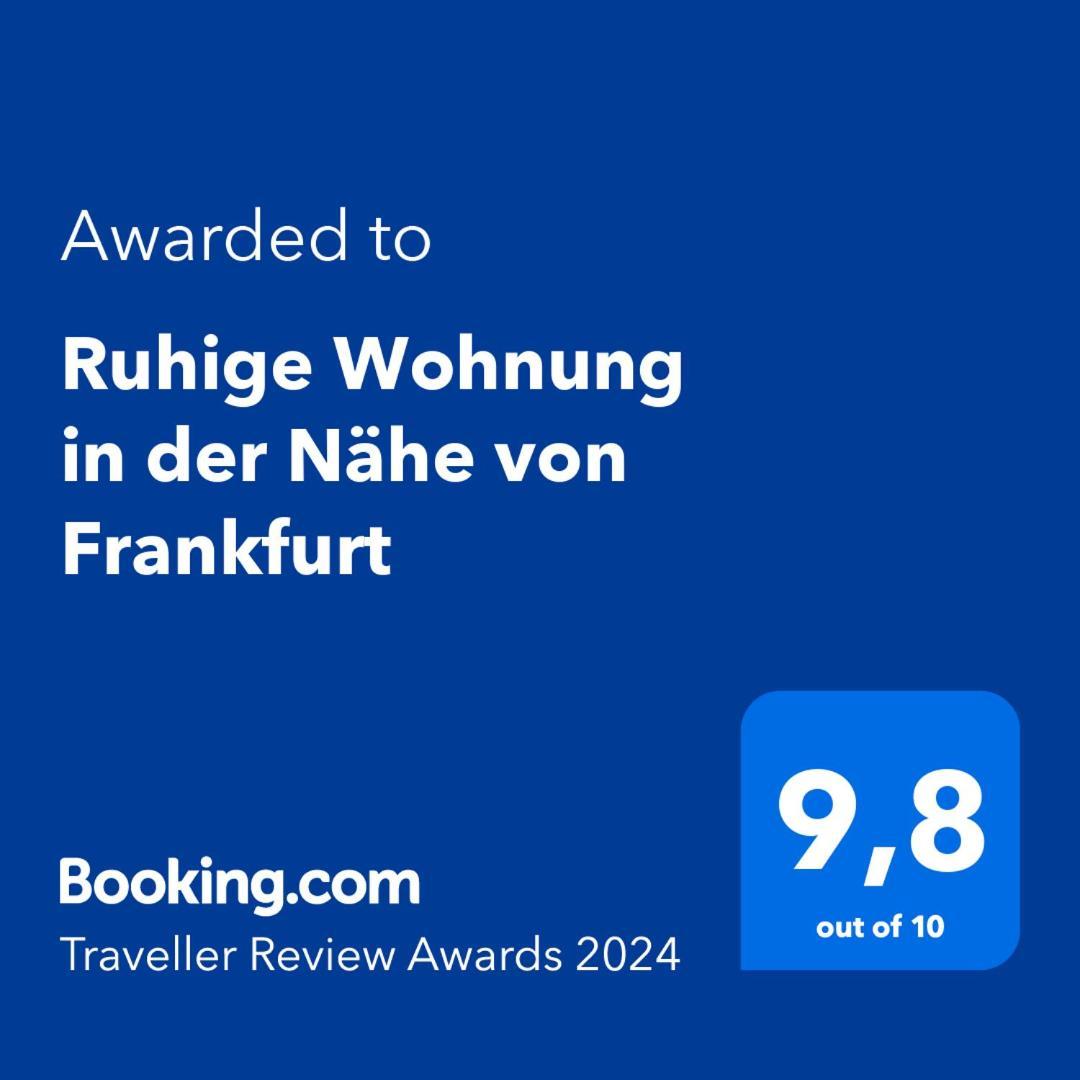 Ruhige Wohnung In Der Naehe Von Frankfurt Kelkheim Eksteriør bilde